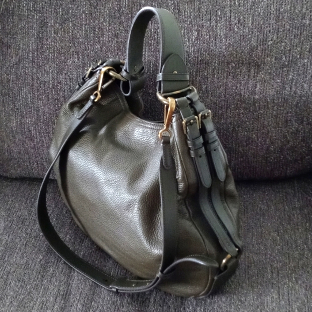 🐎Polo Ralph Lauren🐎 - Leather Hobo Saddle Bag